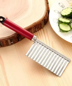 Wavy Crinkle Cutter Knife Vegetable Slicer