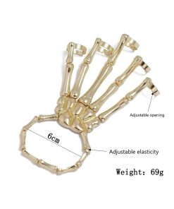 Skeleton Hand Ring Bracelet