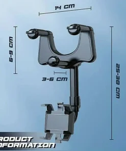 Rotatable and Retractable Car Phone Holder