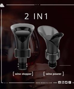 2 In 1 Red Wine Stopper