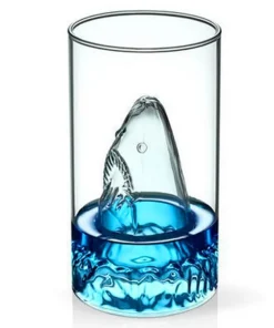Transparent Shark Drinking Glass