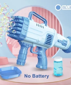 32 Holes Kids Gatling Bubble Gun
