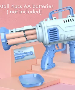 32 Holes Kids Gatling Bubble Gun