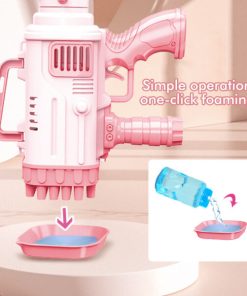 32 Holes Kids Gatling Bubble Gun