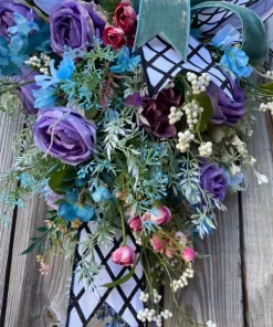 Rose Butterfly Wreath