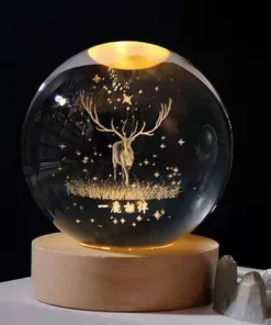 Glowing Crystal Ball Night Light