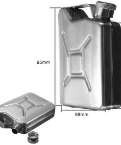 Mini Jerrycan Gasoline Liquor Hip Flask With Funnel