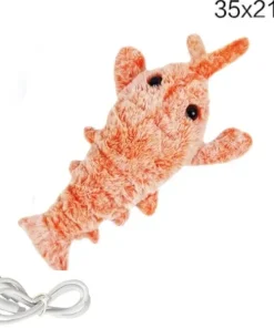 Electric Jumping Shrimp Cat Toy