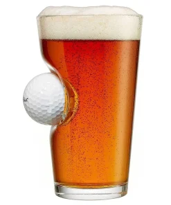 Ball Stuck In Glass Beer Mug