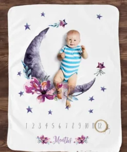 Baby Monthly Milestone Blanket