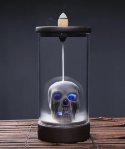 Backflow LED Skull Incense Burner