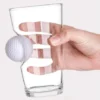 Ball Stuck In Glass Beer Mug