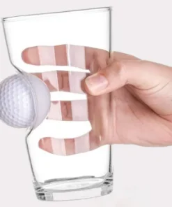 Ball Stuck In Glass Beer Mug