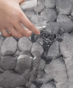 Cobblestone Embossed Bathroom Bath Mat