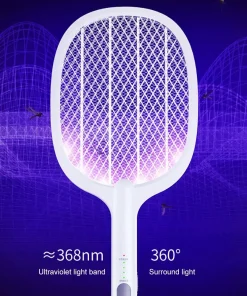 2-in-1 Electric Swatter & Night Mosquito Killing Lamp