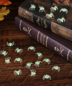 Glow In The Dark Spiders For Halloween Décor