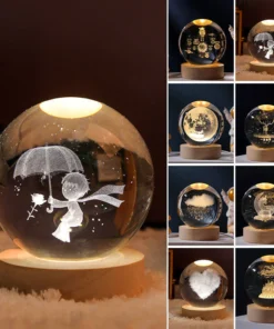 Glowing Crystal Ball Night Light