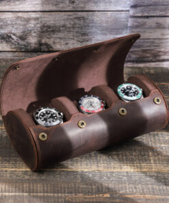 Luxury Leather Watch Holder Case