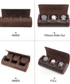 Luxury Leather Watch Holder Case