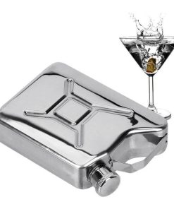 Mini Jerrycan Gasoline Liquor Hip Flask With Funnel