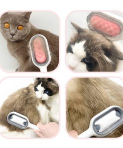 Cat Hair Removal Massaging Shell Comb