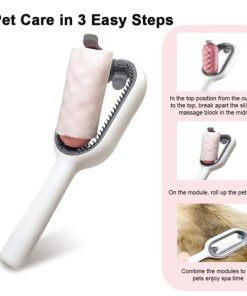 Cat Hair Removal Massaging Shell Comb