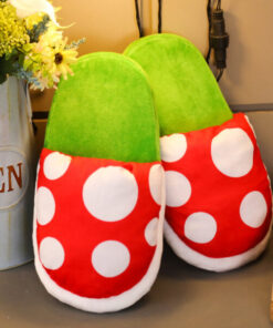 Piranha Plant Slippers and Pipe Holder