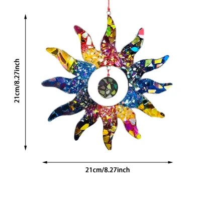 Rainbow Stained Acrylic Suncatcher