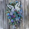 Rose Butterfly Wreath