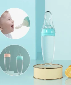 Silicone Squeeze Feeding Spoon