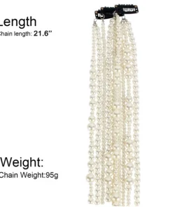 Pearl Tassel Hair Decoration