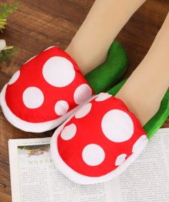Piranha Plant Slippers and Pipe Holder
