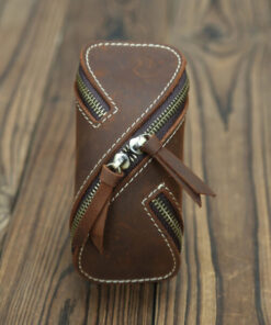 Retro Leather Key Bag