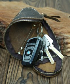 Retro Leather Key Bag