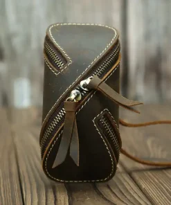 Retro Leather Key Bag