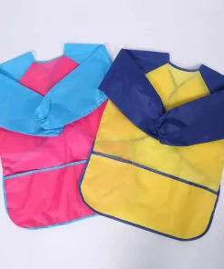 Sleeves Waterproof Baby Apron
