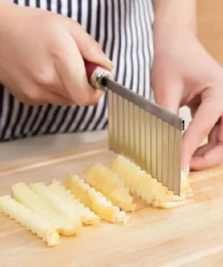 Wavy Crinkle Cutter Knife Vegetable Slicer