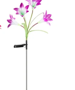 Outdoor Solar Lily Flower LED Lights