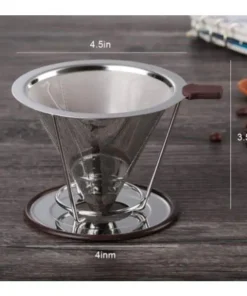pour over stainless steel coffee filter