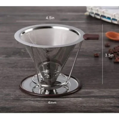 pour over stainless steel coffee filter
