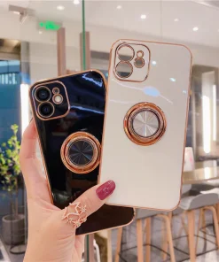 Plated iPhone Case with Ring
