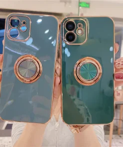 Plated iPhone Case with Ring