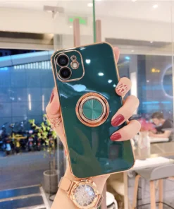Plated iPhone Case with Ring