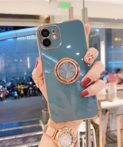 Plated iPhone Case with Ring