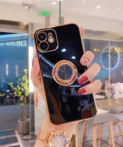 Plated iPhone Case with Ring