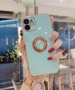 Plated iPhone Case with Ring