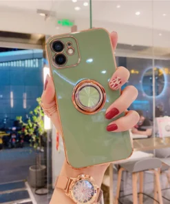 Plated iPhone Case with Ring