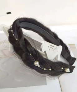 Fluffy Fishbone Wig Headband