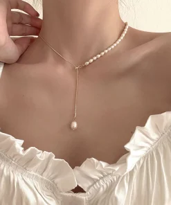 Adjustable Pearl Necklace
