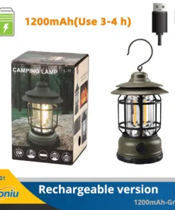 Portable Retro Camping Lamp